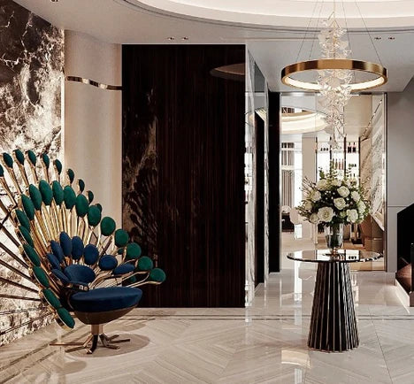 Peacock Queen Chair