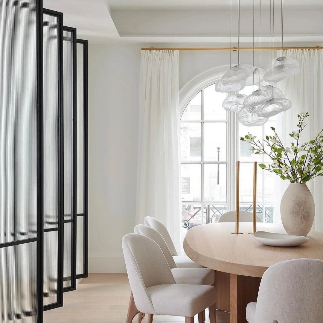 Extra Large Nordic Minimalist Glass Cloud Decorative Chandelier for Stairs/Living Room/High-Ceiling Room