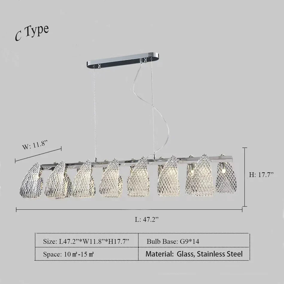 Post-Modern Art Glass Flower Bouquet Pendant Chandelier for Living/Dining Room/Bedroom