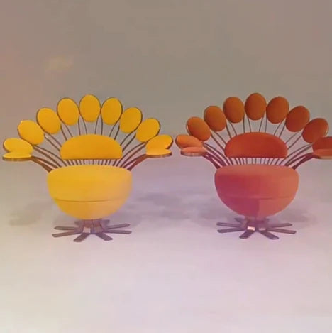 Peacock Queen Chair