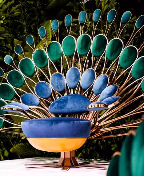 Peacock Queen Chair
