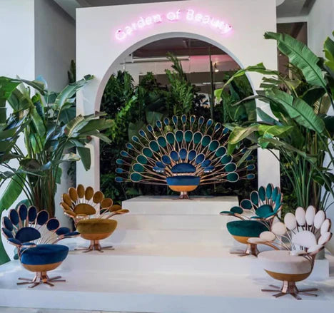 Peacock Queen Chair