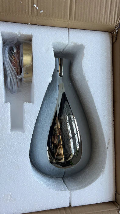 Modern Gray Glass Starry Sky Pendant Light Fixture for Dining Room/Bar/Kitchen Island