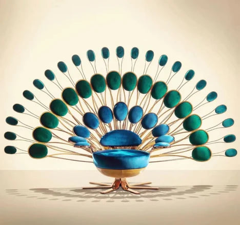 Peacock Queen Chair