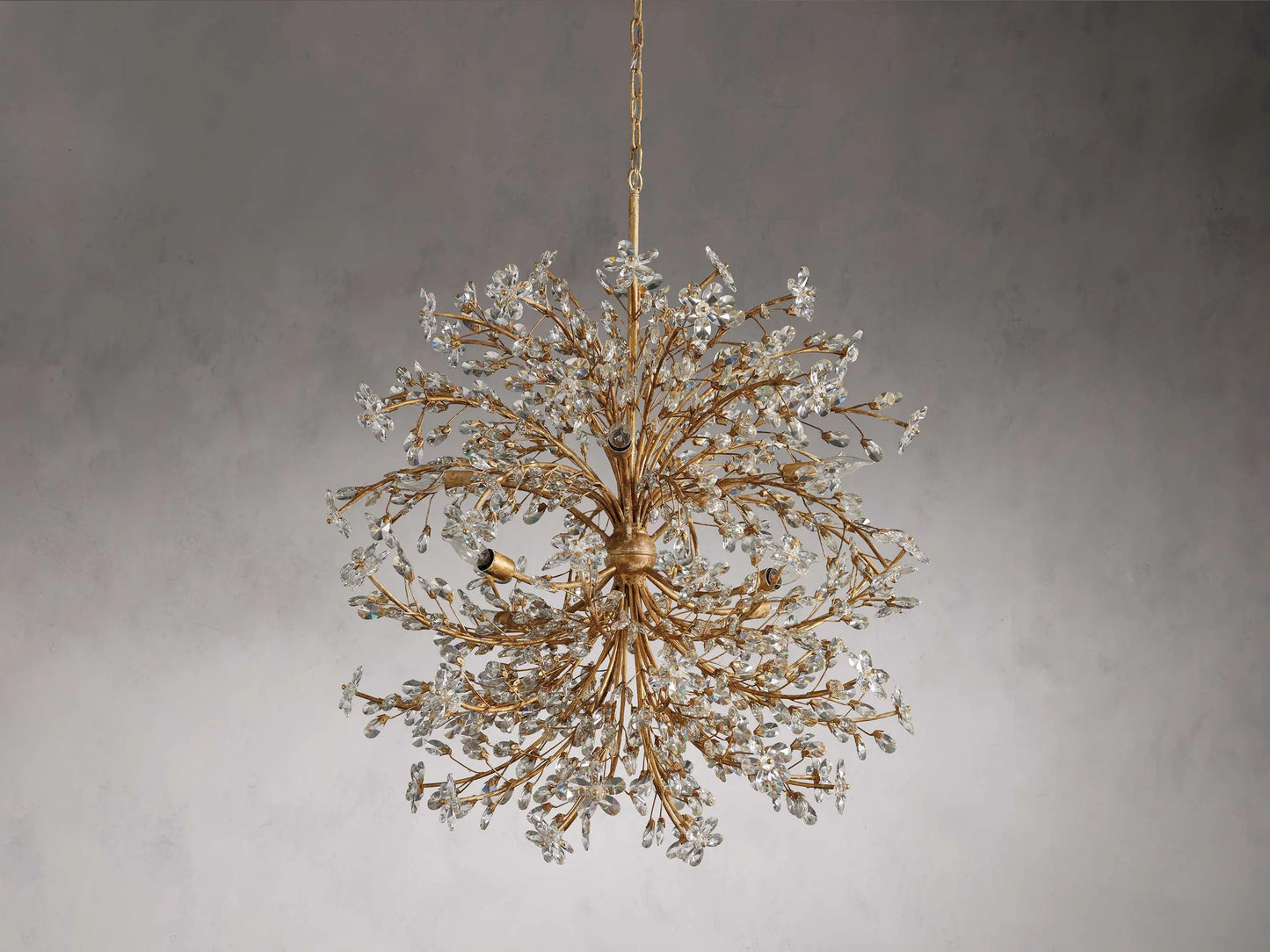 Art Design Crystal Florals Chandelier for Living Room/Bedroom/Dining Room/Kitchen Island