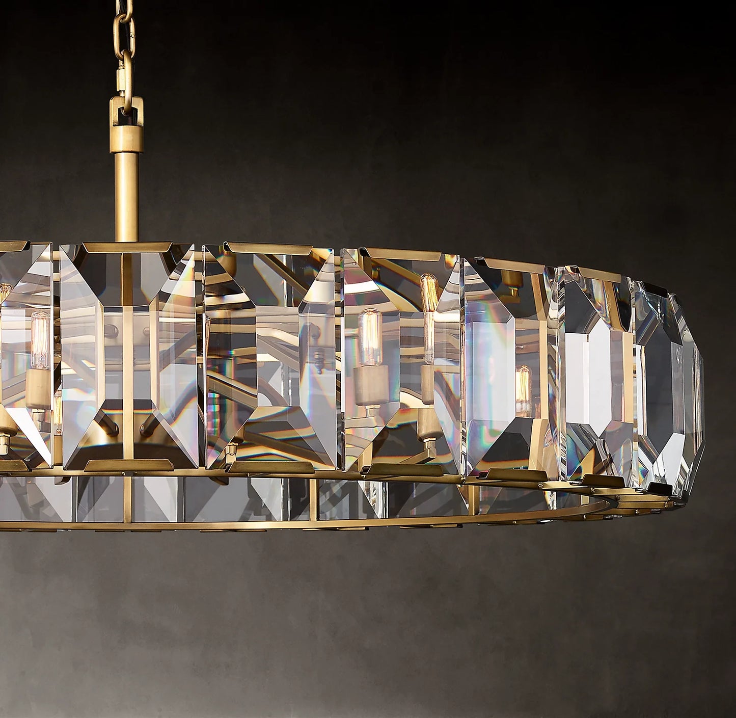 Modern Round Large Crystal Chandelier for Living Room/Bedroom
