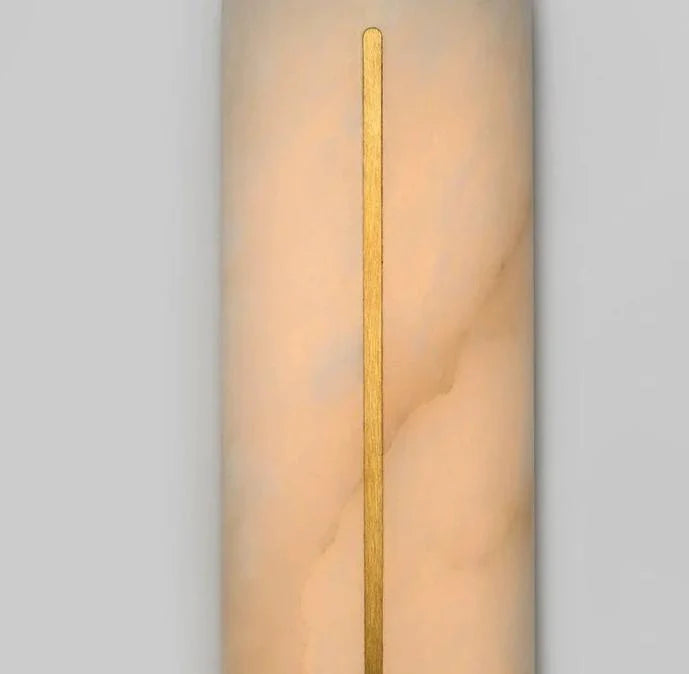 Modern Alabaster Brass Decorative Wall Light