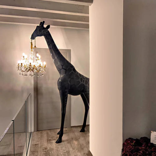 Creative Designer Animal Sculpture Giraffe Floor Lamp