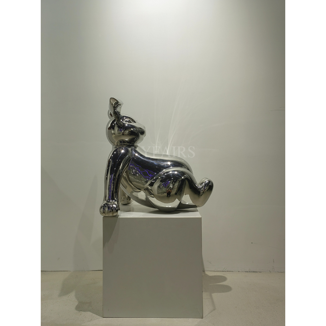 Stainless Steel Rabbit Sculpture
