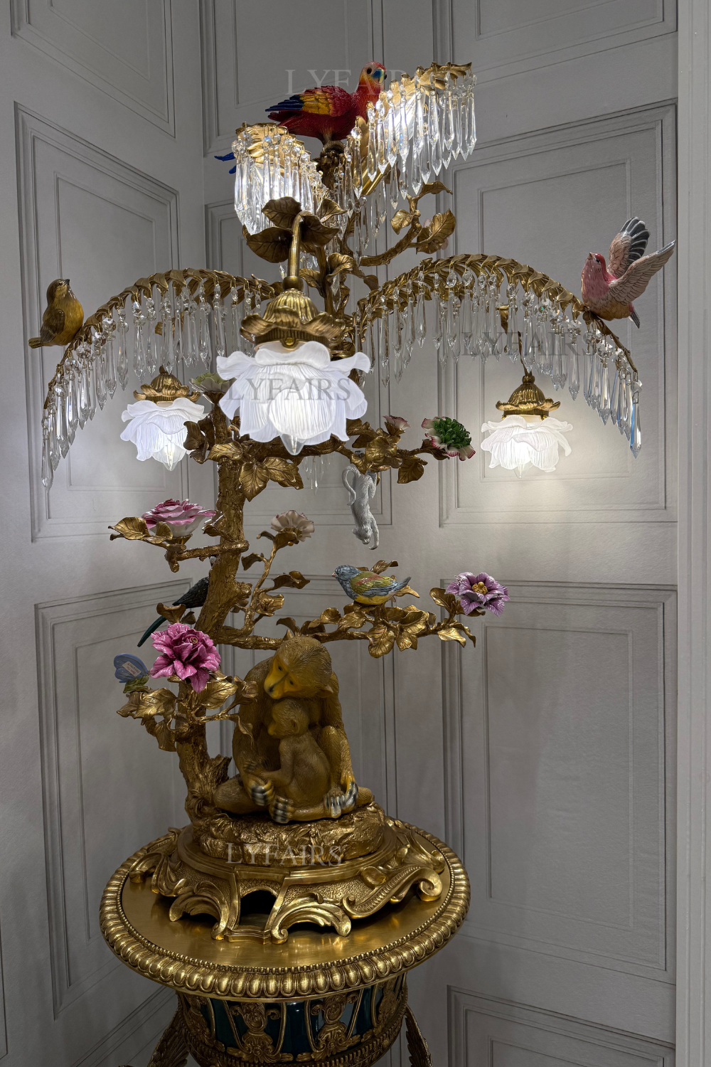LYFAIRS x FH&Home Garden of Whimsy Floor Lamp