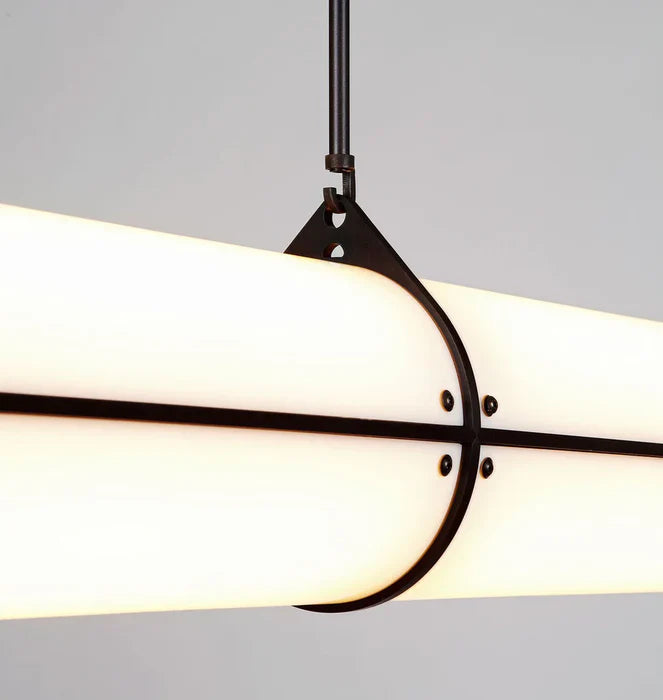 Modern Cylindrical Chandelier for Dining Room/Kitchen Island