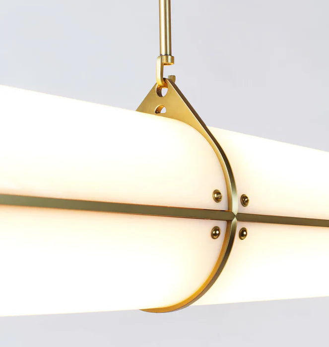 Modern Cylindrical Chandelier for Dining Room/Kitchen Island