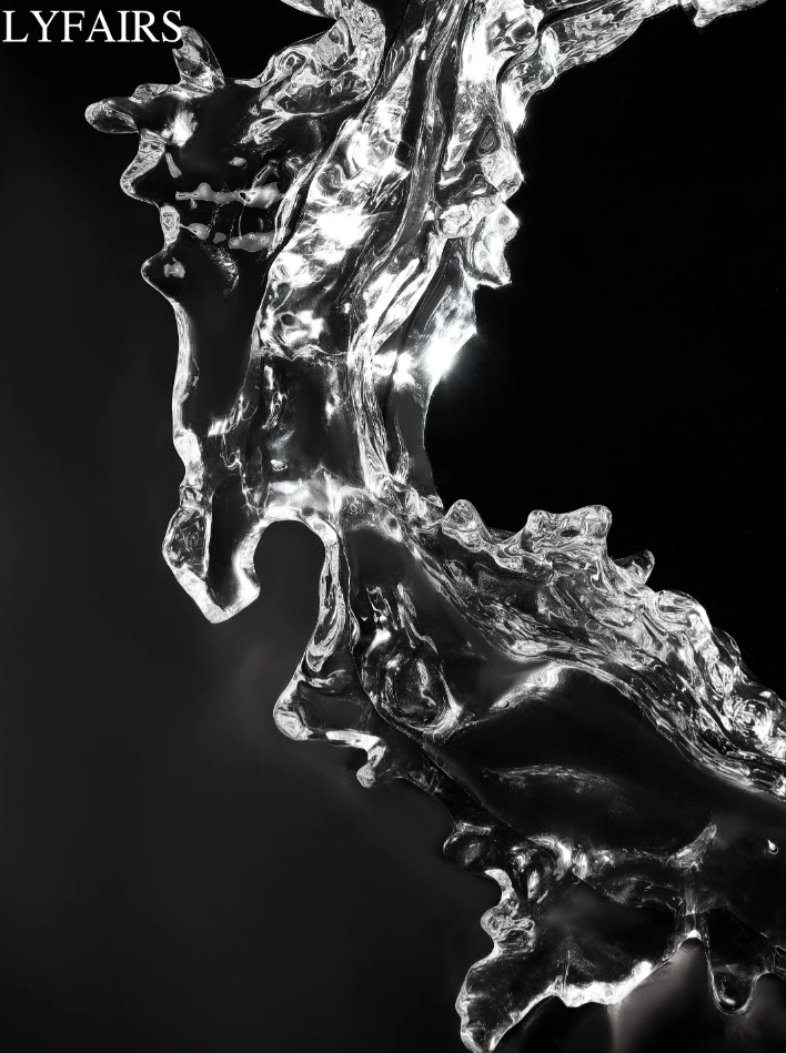 LYFAIRS x GORDON GU Art Ice Mirror Wall Lamp Princess Magic Mirror Light for Bathroom/Dressing Room/Bedroom