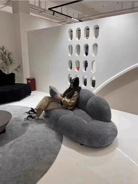 Modern Fluff Velvet Sofa for Living Room/Bedroom