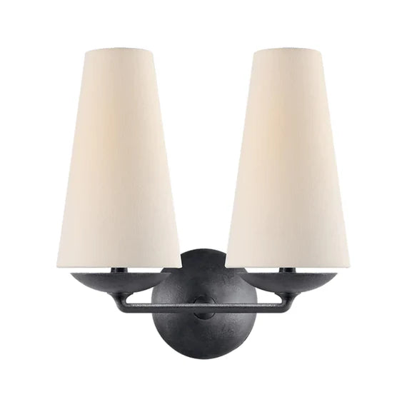Vertical Chandelier in Bronze/Black/White Finish Color