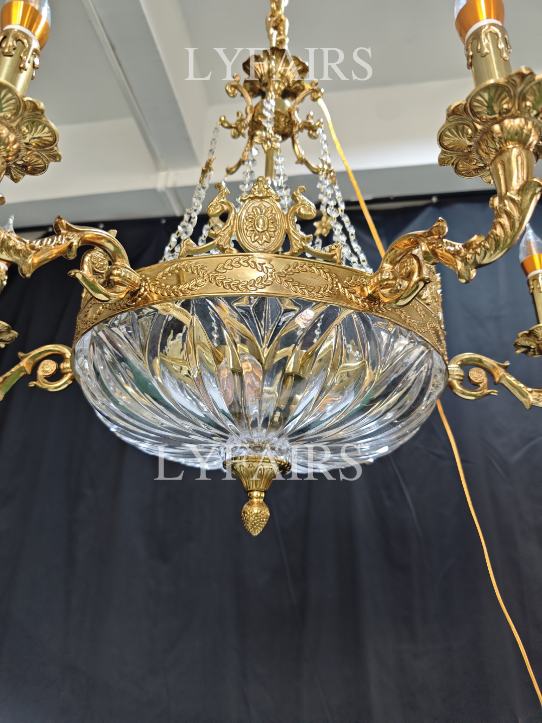European Style Luxury Crystal Pendant Candle Chandelier for Living Room/Foyer/Entries/Hallway