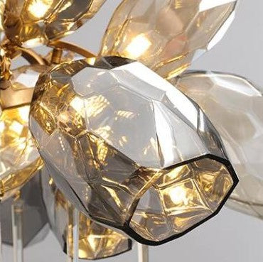 Modern Wine Glass Shape Chandelier Italian Light Luxury Light Fixture for Ding/ Living Room/ Duplex/ Villa/ Restaurant