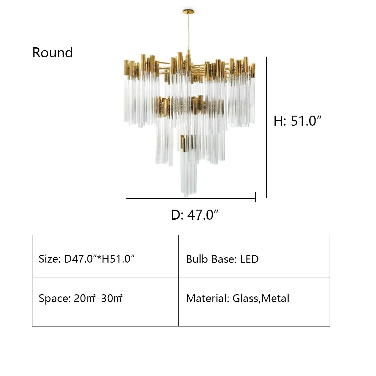 Round: D47.0"*H51.0" EMINENCE TUBULAR GLASS RECTANGULAR CHANDELIER,chandelier,chandeliers,pendant,long table,big table,kitchen island,dining bar,kitchen bar,dining table,living room,foyer,extra large,large,huge,big,oversized,glass,glass rod,rods,metal,branch,ceiling ,flush mount