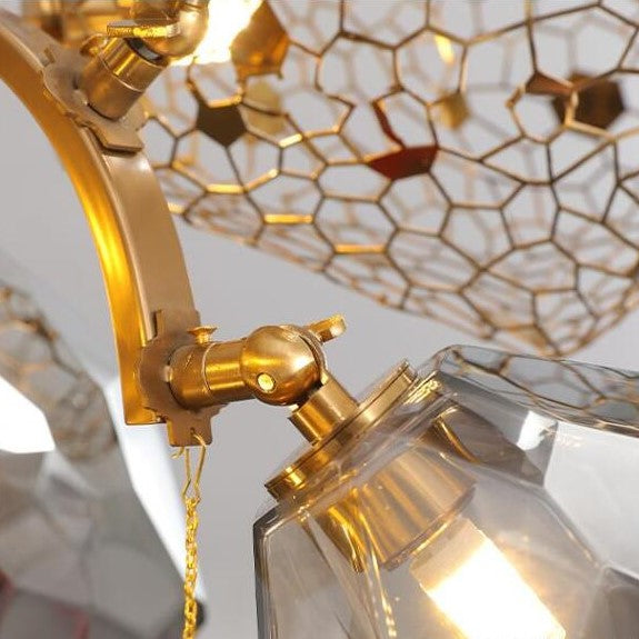 Modern Wine Glass Shape Chandelier Italian Light Luxury Light Fixture for Ding/ Living Room/ Duplex/ Villa/ Restaurant