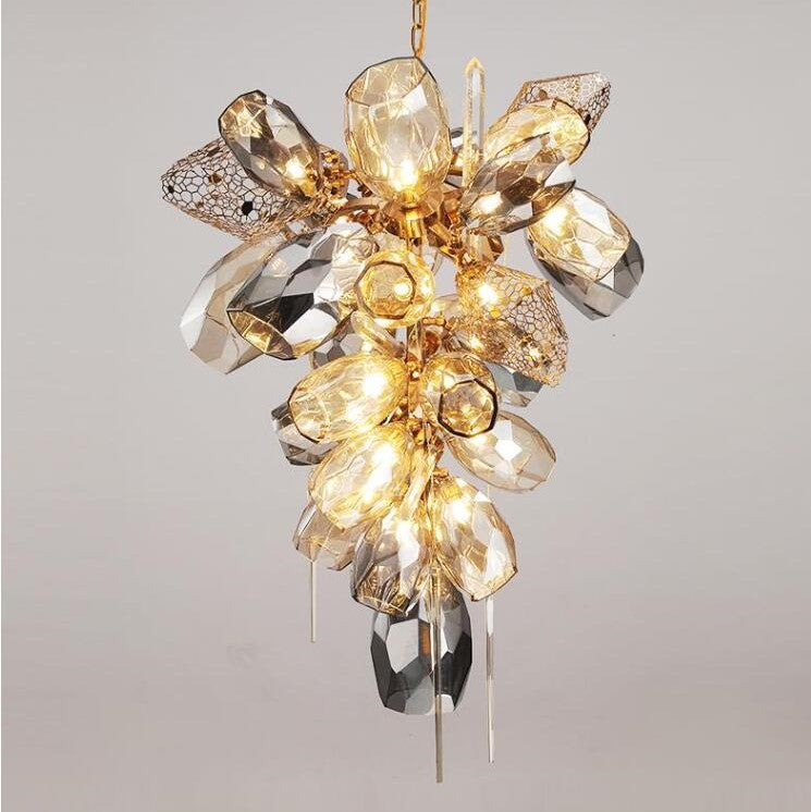 Modern Wine Glass Shape Chandelier Italian Light Luxury Light Fixture for Ding/ Living Room/ Duplex/ Villa/ Restaurant