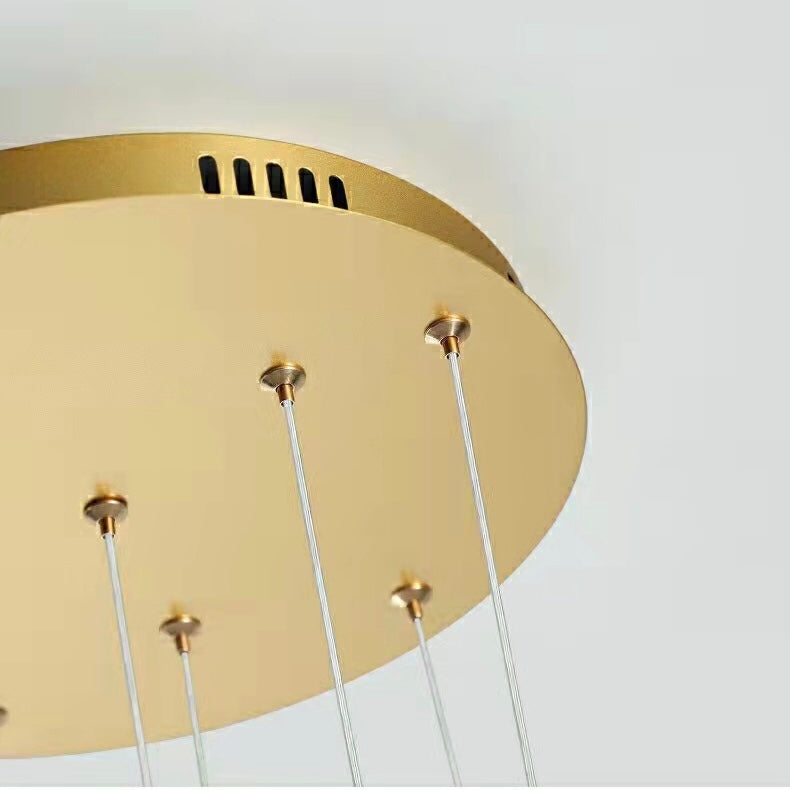 Spiral Staircase Chandelier Modern Style Ceiling Lamp Living Room Lighting Fixture
