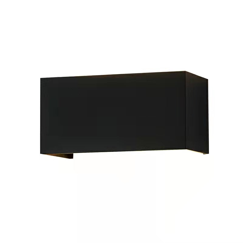 Modern Outdoor Wall Light Waterproof Balcony Wall Lamp Black /White Outer Staircase Light Store Front Door Decor Lamp