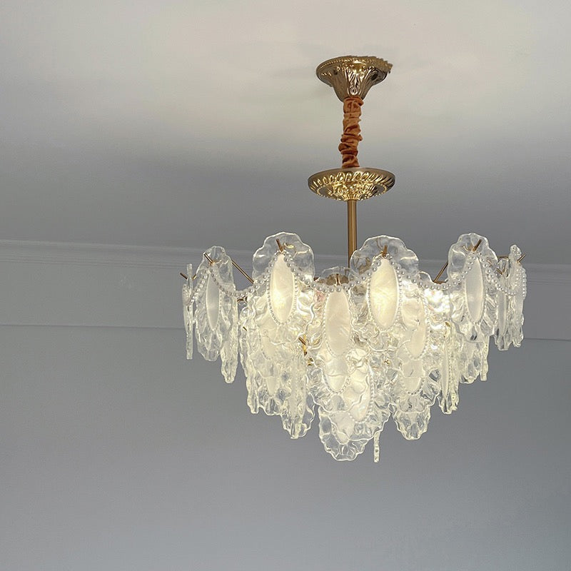 exquistie elegant creamy white ceiling light fixture vintage living room french country style bedroom