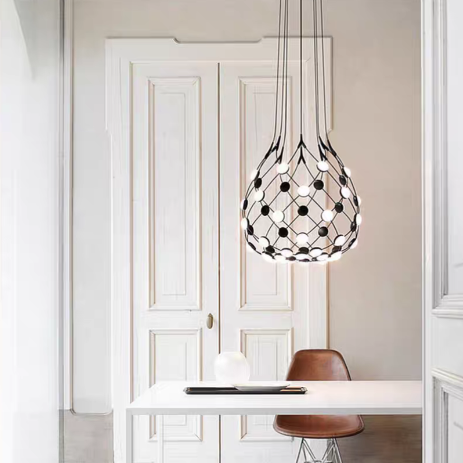 Modern Basket Chandelier for Living/Dining Room