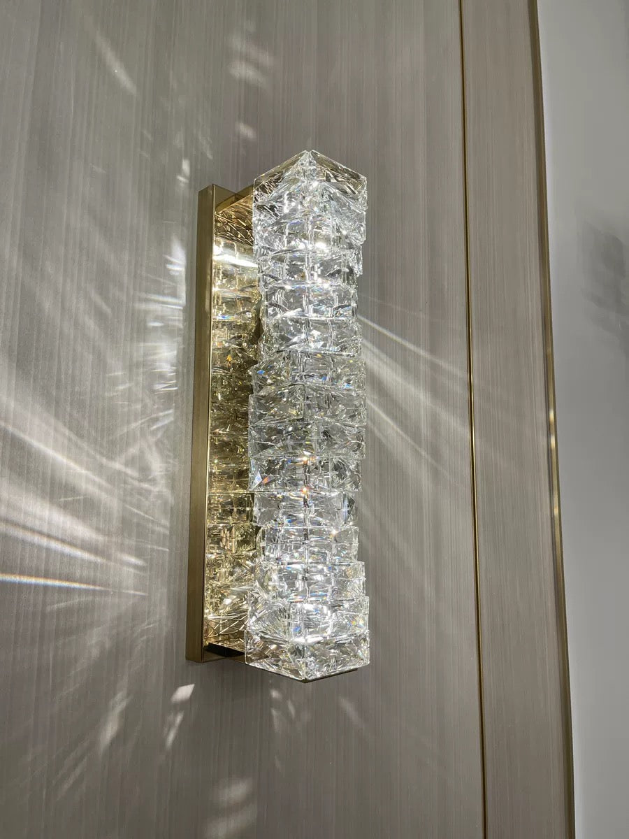 wall sconce light crystal wall lamp for bedroom living room walk-in closet decor