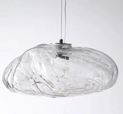 Extra Large Nordic Minimalist Glass Cloud Decorative Chandelier for Stairs/Living Room/High-Ceiling Room