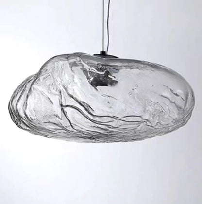 Extra Large Nordic Minimalist Glass Cloud Decorative Chandelier for Stairs/Living Room/High-Ceiling Room