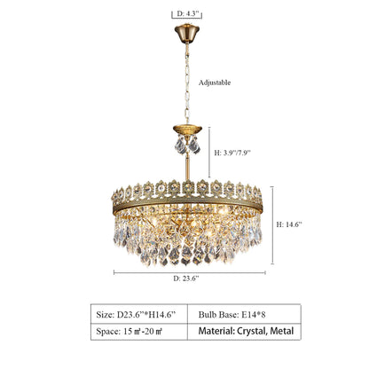 Luxury Creative Set Crystal Chandelier Designer Style Irregular Round/Oval Light Fixture For Bedroom/Living Room/Dining Room