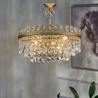 Luxury Creative Set Crystal Chandelier Designer Style Irregular Round/Oval Light Fixture For Bedroom/Living Room/Dining Room