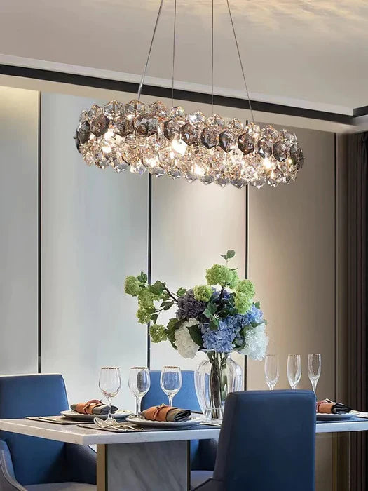 Light Luxury Flower Petal Chandelier Suit for Living/Dining Room/ Bedroom