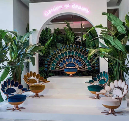 Peacock Queen Chair
