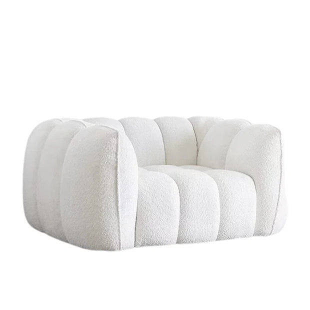 Scandinavian Vintage Fabric Pumpkin Sofa