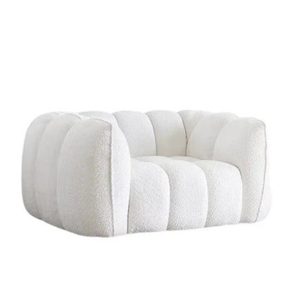 Scandinavian Vintage Fabric Pumpkin Sofa