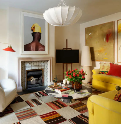 Cream Style White Fabric Lampshade Chandelier