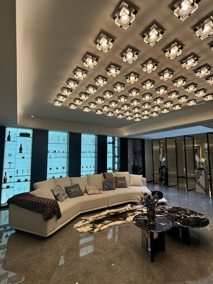 Modern Square Wall Light/Flush Mounted Chandelier
