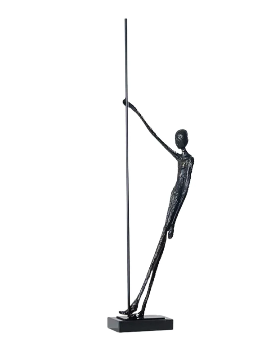 Artistic Pole Dancer Sculpture