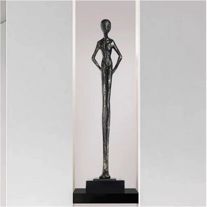 Abstract Hands Behind Back Figure Statue Villa Sculpture for Living Room/Hall/Foyer