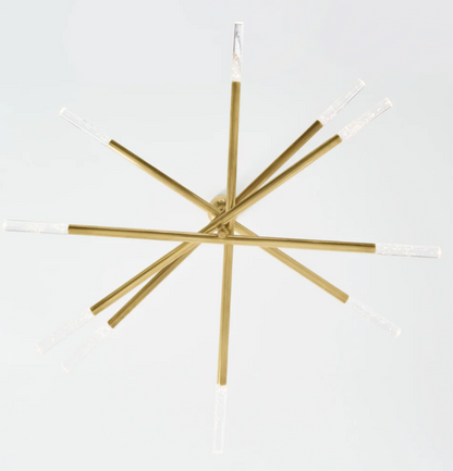 Minimalist 8/10 Light Articulating Chandelier in Brass/Polished Chrome/Bronze Finish