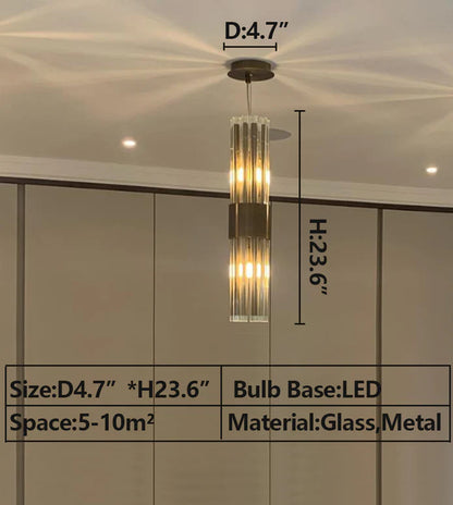Lucian Tubes Rectangle Chandelier