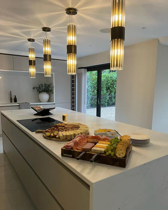 Lucian Tubes Rectangle Chandelier