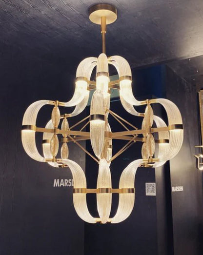 Modern Art Glass Chandelier for Living Room/Dining Room/Kitchen Island/Bedroom