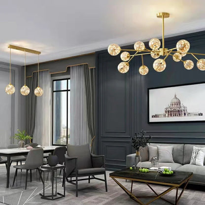 Modern Starlight Chandelier for Living Room Magic Beans Ceiling Light Molecular Dining Room Lamp