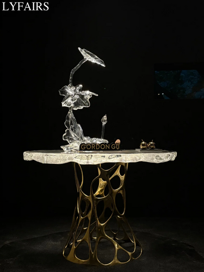 LYFAIRS x GORDON GU Tree Grain Round Table