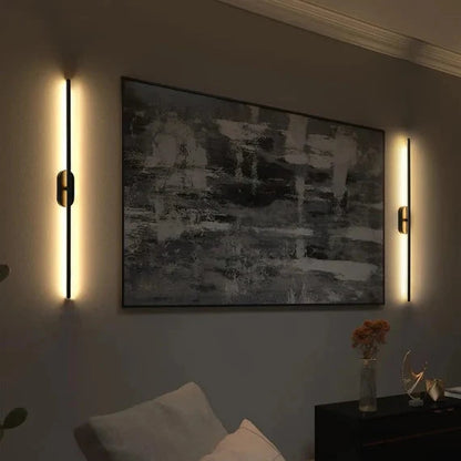 Modern Smart Strip Long Wall Sconce Light for Living Room/Bedside