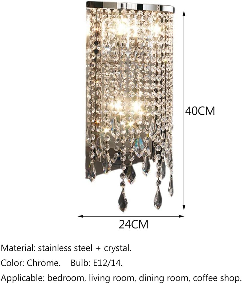 Modern Crystal Tassel Wall Lamp