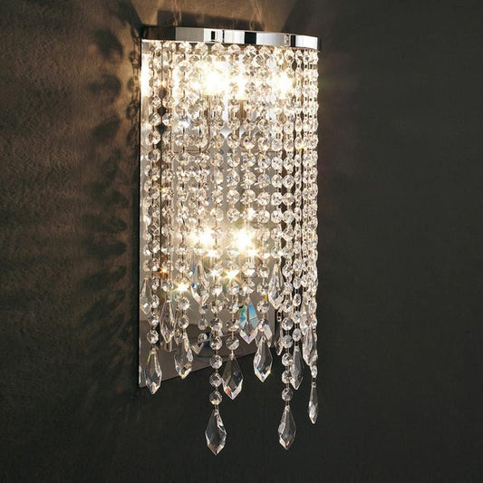 Modern Crystal Tassel Wall Lamp